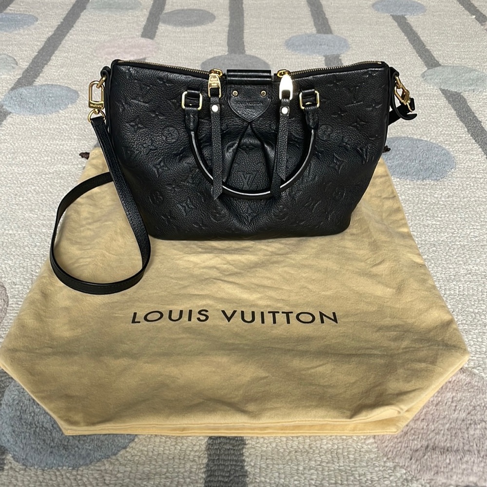 Black Louis Vuitton Empreinte Mazarine PM handbag